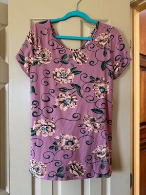 Mauve Pink Floral top